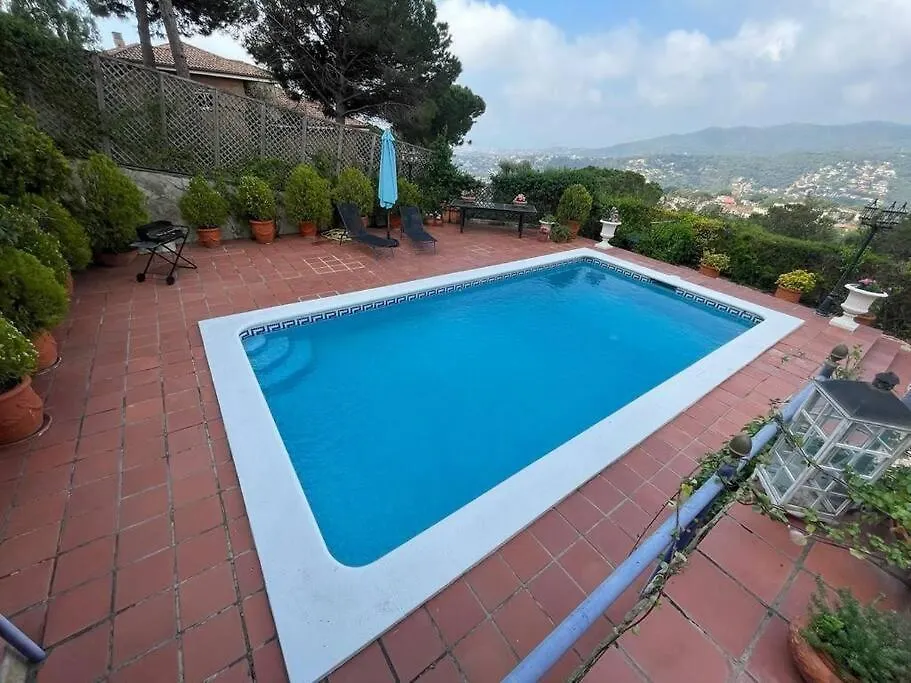 Preciosa Casa Con Vistas Al Mar Villa Cabrils
